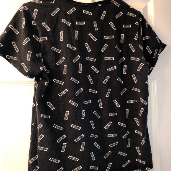 Moschino all over logo men’s t-shirt size XS - Picture 6 of 7